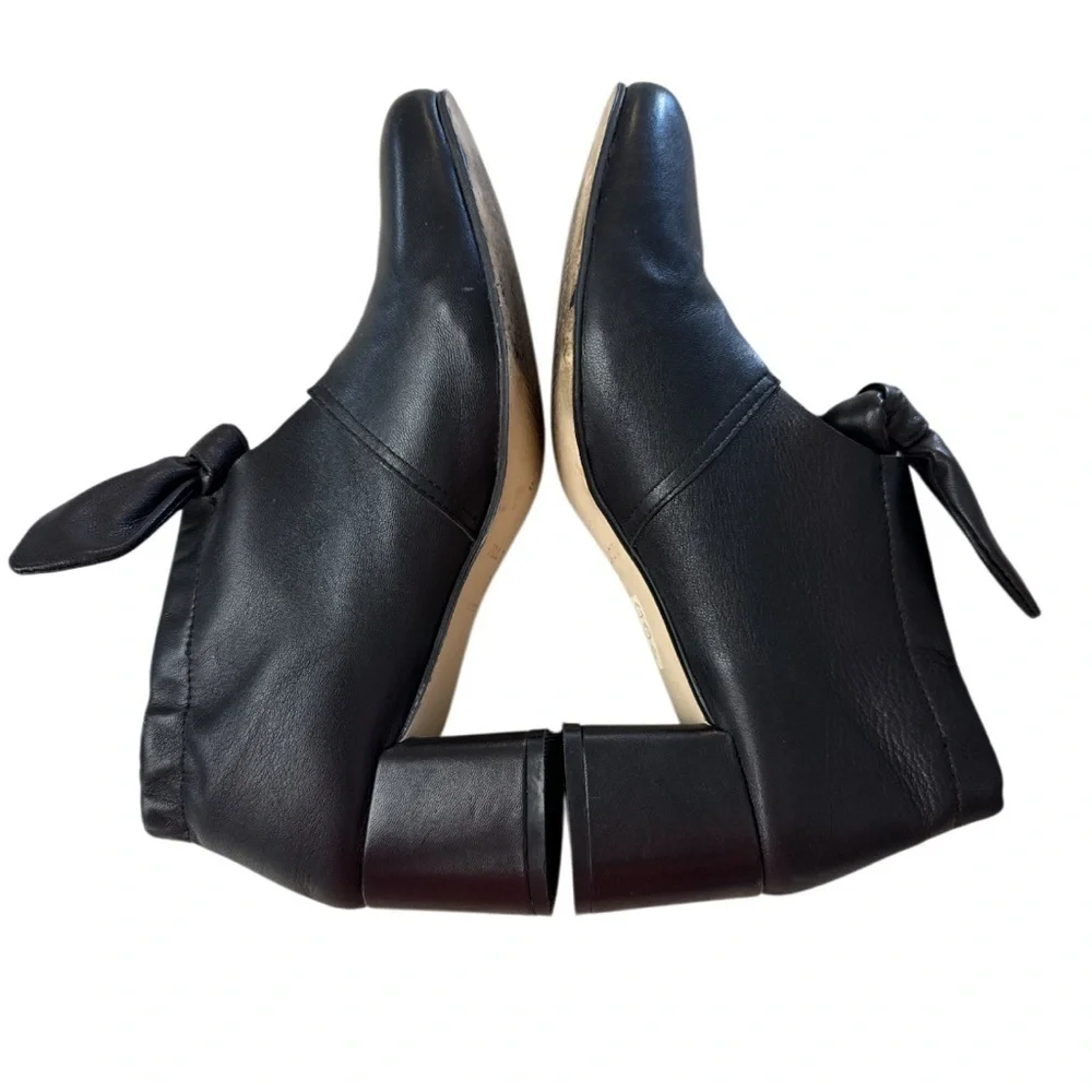 ALL BLACK brand leather heels size 38